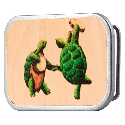 Dancing Terrapins FCWood Natural Color - Matte Rock Star Buckle