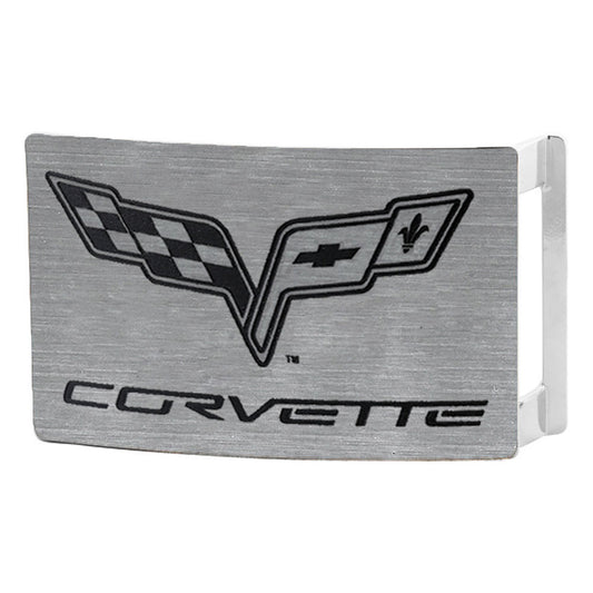 C6 Rock Star Buckle - Brushed Silver Black