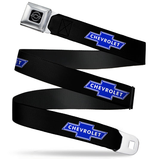 Chevy Seatbelt Belt - Chevy Bowtie Logo REPEAT Webbing