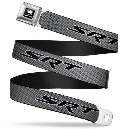 Dodge Viper Seatbelt Belt - SRT Carbon Fiber Silver/White/Black Webbing