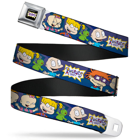 RUGRATS Logo Seatbelt Belt - RUGRATS Group Pose2 w/Reptar Webbing