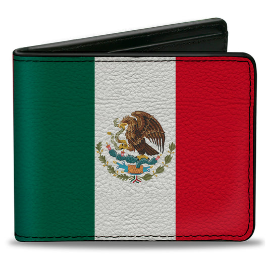 Bi-Fold Wallet - Mexico Flag