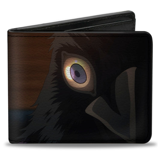 Bi-Fold  Wallet - DEMON SLAYER Kasugai Crow Pose Blocks
