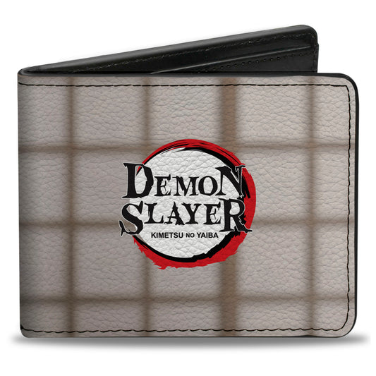 Bi-Fold  Wallet - DEMON SLAYER Muichiro Tokito Mist Hashira Pose and Title Logo