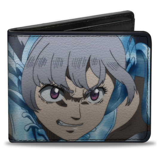 Bi-Fold Wallet - BLACK CLOVER Mermaid Noelle Close-Up and Title Logo