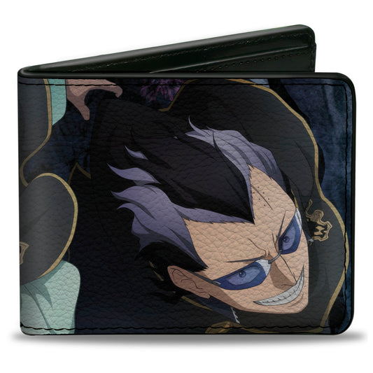 Bi-Fold Wallet - Black Clover Luck and Magna Looking Up Scene