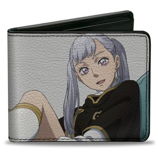 Bi-Fold Wallet - Black Clover Asta Yami and Noelle Group Pose Gray