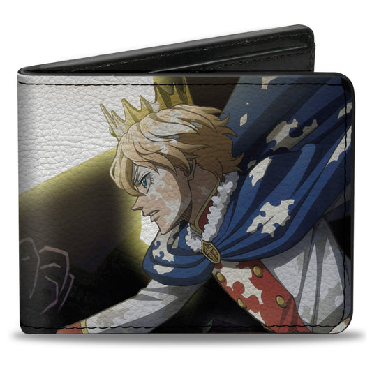 Bi-Fold Wallet - Black Clover Lemiel and Zagred Swords of Light Battle Scene