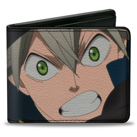 Bi-Fold Wallet - Black Clover Asta Training Pose Close-Up