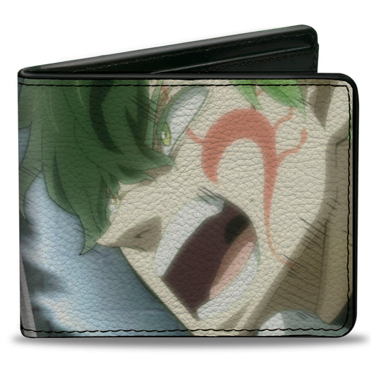 Bi-Fold Wallet - BLACK CLOVER Asta Anti Magic Yuno Spirit Dive Face Off