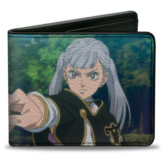 Bi-Fold Wallet - Black Clover Noelle Silva Wand Spell Pose