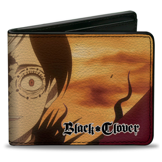 Bi-Fold Wallet - BLACK CLOVER Vanica Megicula Devil Host Pose and Title Logo