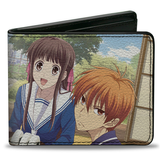 Bi-Fold Wallet - Fruits Basket Yuki Tohru Kyo Animage Magazine Group Pose Scene