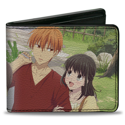 Bi-Fold Wallet - Fruits Basket Yuki Tohru Kyo Kagure Group Scene