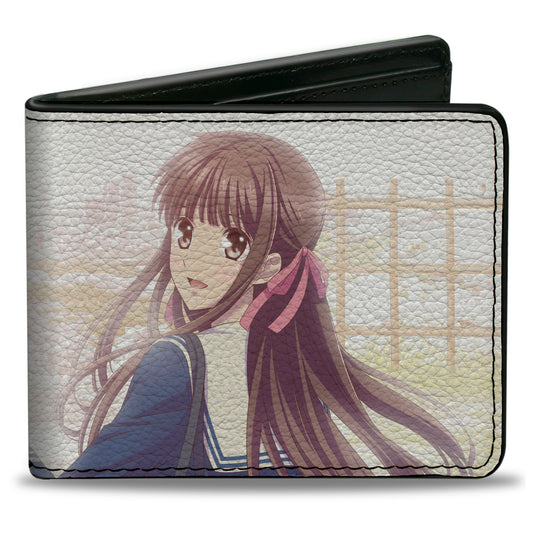 Bi-Fold Wallet - Fruits Basket Tohru Honda School Uniform Exiting Scene