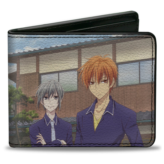 Bi-Fold Wallet - Fruits Basket Tohru Yuki and Kyo NewType Magazine June 2019 Outdoor Pose