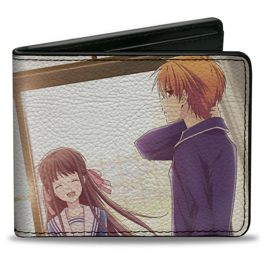 Bi-Fold Wallet - Fruits Basket Welcome Back Four Character Group Scene