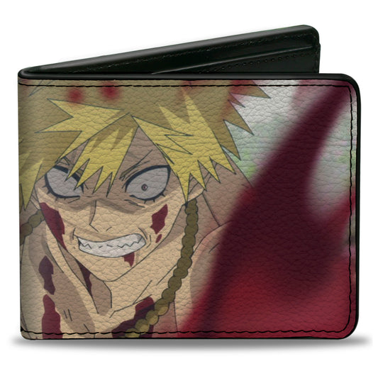Bi-Fold Wallet - HELL'S PARADISE Aza Chobei Fighting Pose and Title Logo
