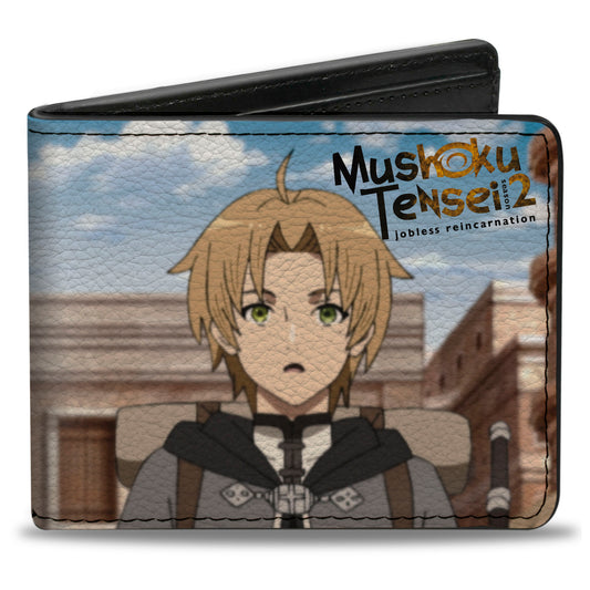 Bi-Fold Wallet - Mushoku Tensei Fitz Pointing and Rudeus Greyrat Scene