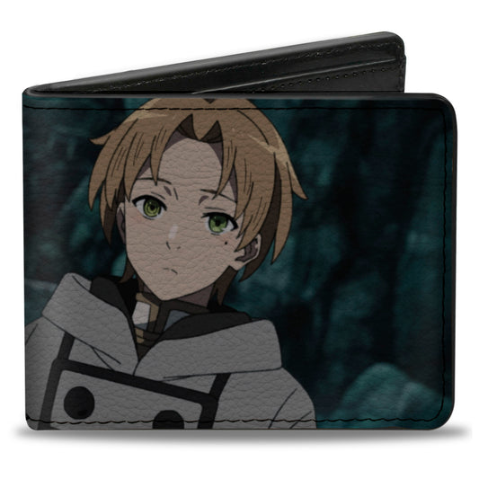 Bi-Fold Wallet - Mushoku Tensei Rudeus Greyrat Aqua Heartia Close-Up