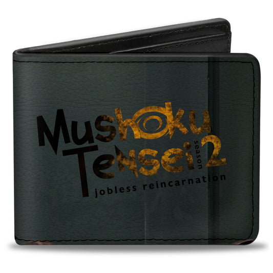 Bi-Fold Wallet - MUSHOKU TENSEI Fitz Glow Pose and Title Logo