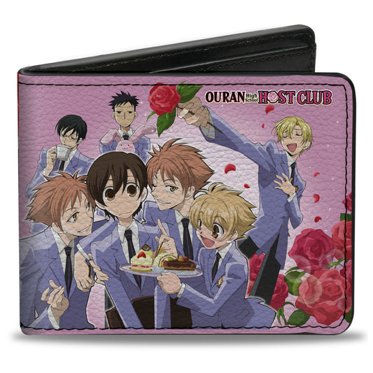 Bi-Fold Wallet - OURAN HIGH SCHOOL HOST CLUB Character Rose Scenes