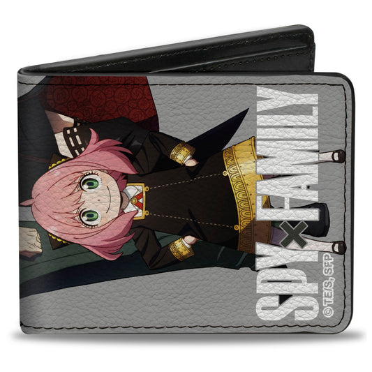 Bi-Fold Wallet - SPY x FAMILY Forger Family Group Pose and Gray/White