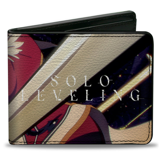 Bi-Fold Wallet - SOLO LEVELING Cha Hae-in Pose and Title Logo