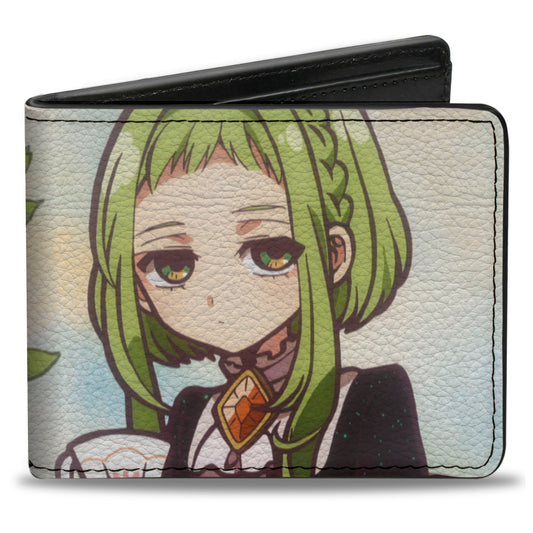 Bi-Fold Wallet - TOILET-BOUND HANAKO-KUN Sakura Garden Tea Party Pose