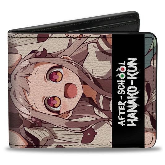 Bi-Fold Wallet - AFTER-SCHOOL HANAKO-KUN Three Character Group Pose and Title Logo