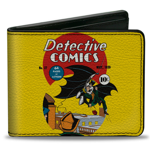 Bi-Fold Wallet - DC Comics Batman No. 27 Comic Cover Scene Yellow