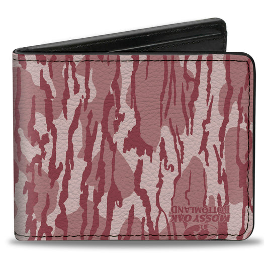 Bi-Fold Wallet - Mossy Oak Bottomland Camo Pinks
