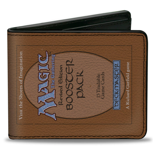 Bi-Fold Wallet - Magic the Gathering BOOSTER PACK Deckmaster Card Replica