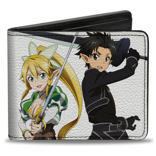 Bi-Fold Wallet - SWORD ART ONLINE Four Character Group Pose White