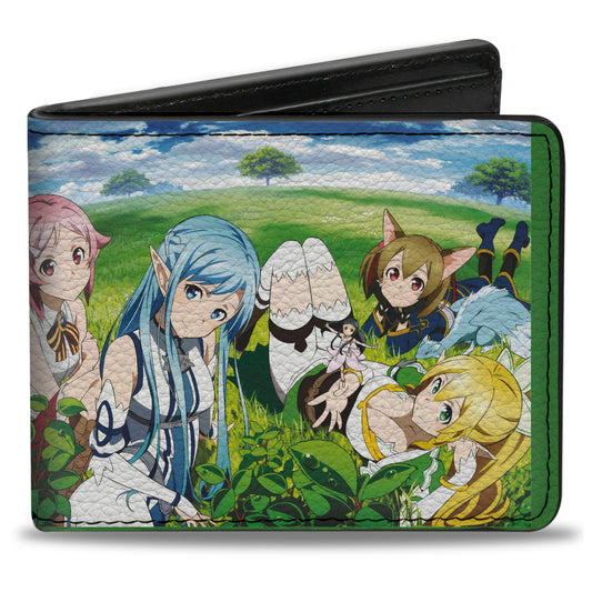Bi-Fold Wallet - SWORD ART ONLINE Dengeki Bunko Magazine Girls Scenes