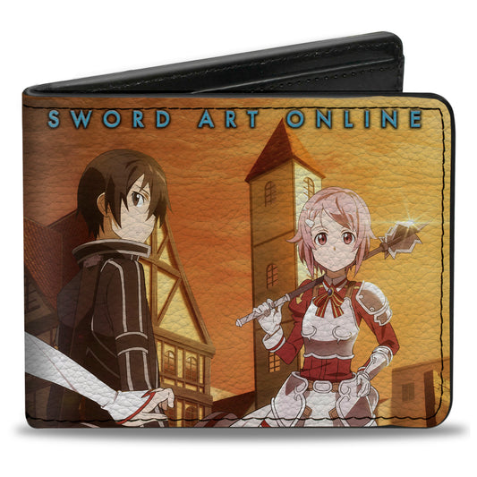 Bi-Fold Wallet - SWORD ART ONLINE Three Character Group Scene