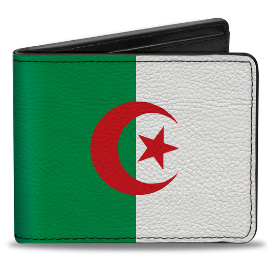 Bi-Fold Wallet - Algeria Flags