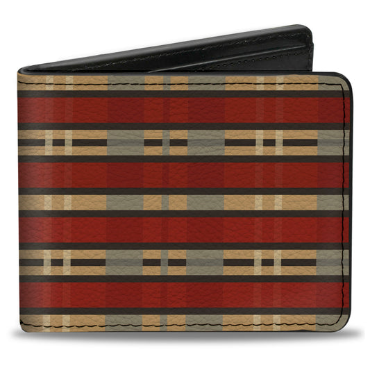Bi-Fold Wallet - Americana Plaid2