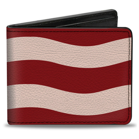 Bi-Fold Wallet - Bacon Stripe