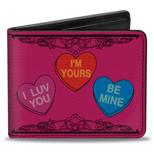 Bi-Fold Wallet - Candy Hearts