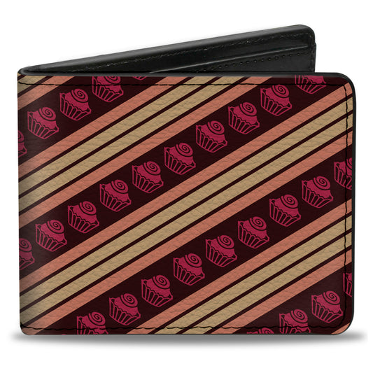 Bi-Fold Wallet - Cupcake Wallpaper