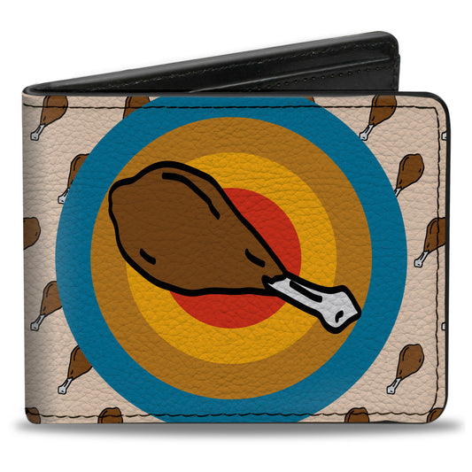Bi-Fold Wallet - Drumstick Target