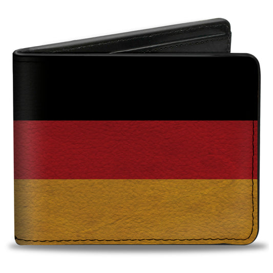 Bi-Fold Wallet - Germany Flag Weathered