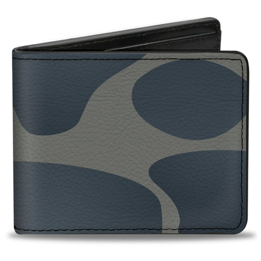 Bi-Fold Wallet - Giraffe Spots Gray Charcoal