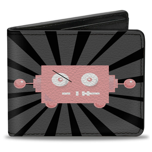 Bi-Fold Wallet - Hot Beat Bot Pink