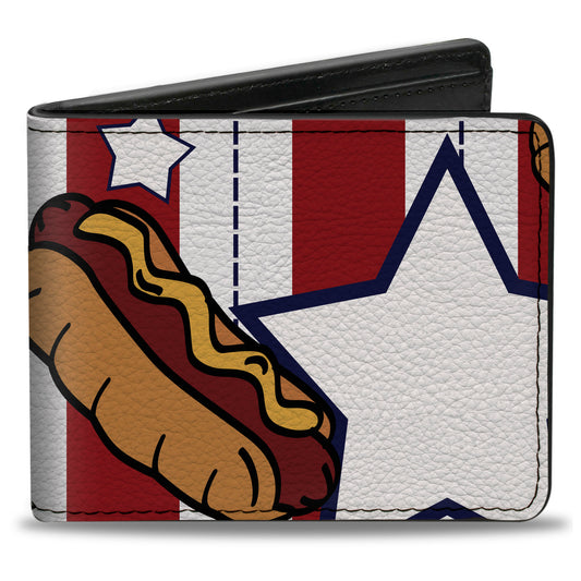 Bi-Fold Wallet - Hot Dogs