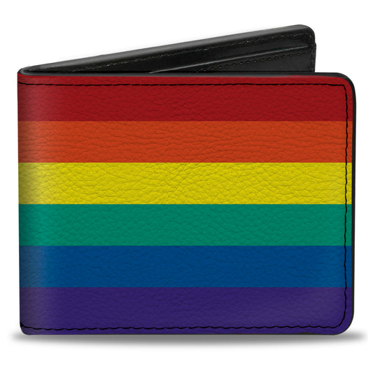 Bi-Fold Wallet - Rainbow Print
