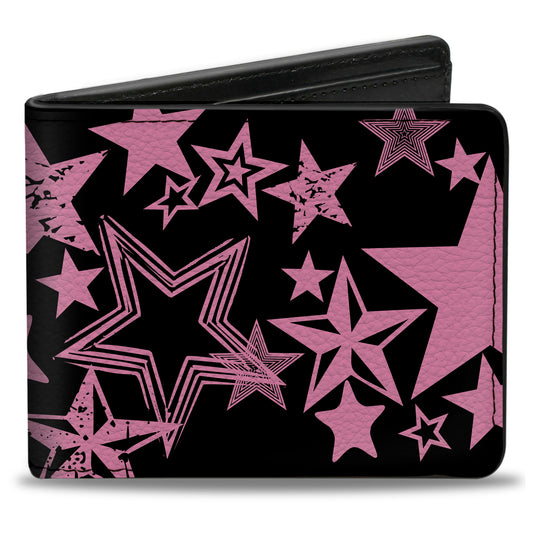 Bi-Fold Wallet - Stargazer White Pink