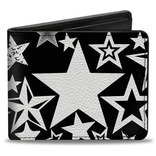 Bi-Fold Wallet - Stargazer Black White
