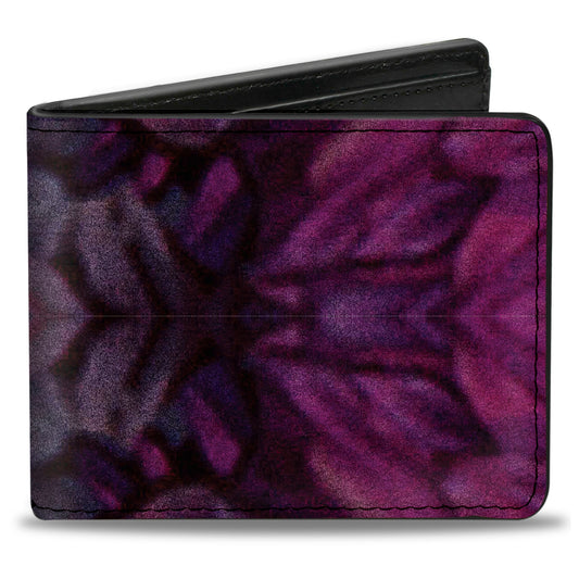 Bi-Fold Wallet - Vivid Floral Collage Pinks